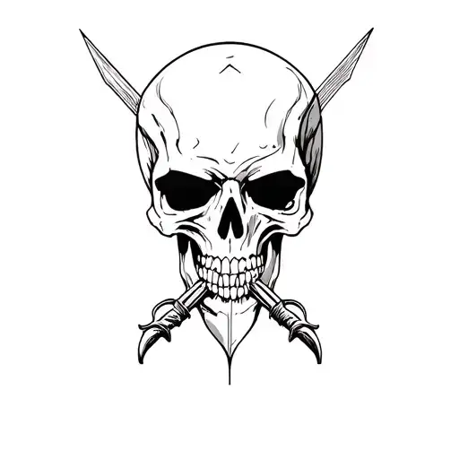 Skull And Dagger Morphing