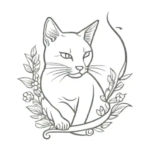 In Memory Of The Deceased Cat