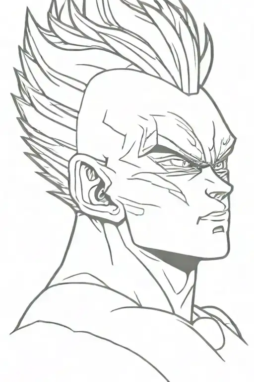 Vegeta Facing