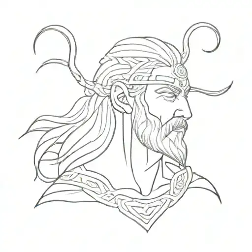 The God Bragi God Of Norse