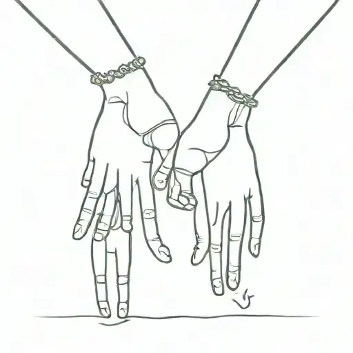 Father & Daughter Holding Hands