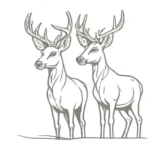 Two Headed Deer