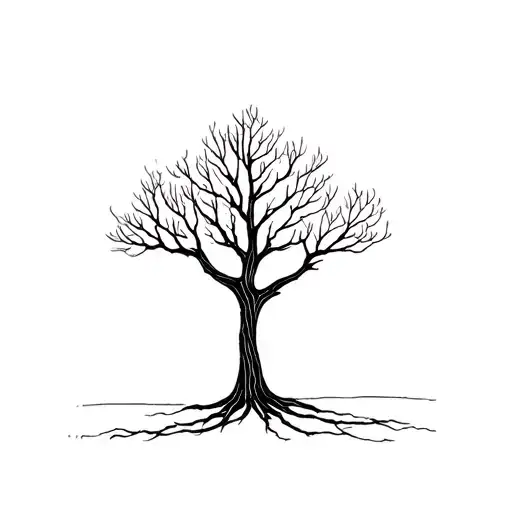 I Want A Tree Or Something Sybolizing Life And Struggles Overcame