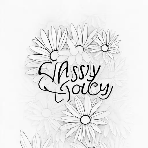 Daisy With Text Underneath