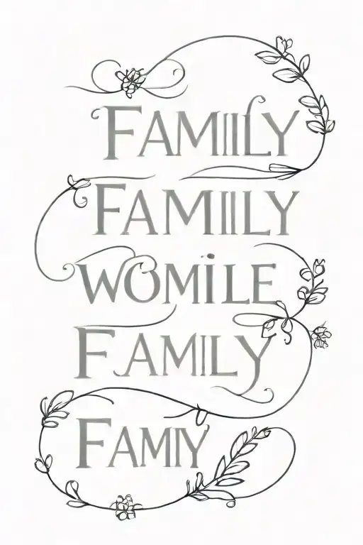 Family Word Without Designs