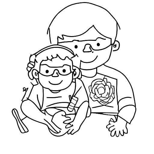 My Son Jacob And Daughter Piper