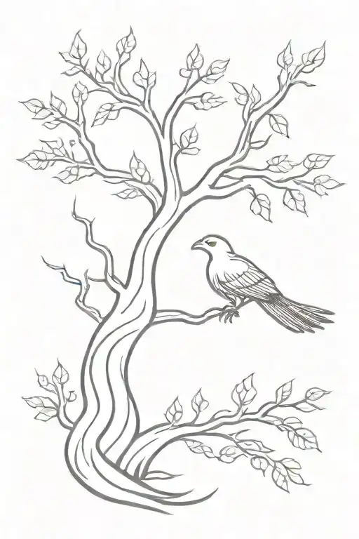 Phoenix And Oak Tree
