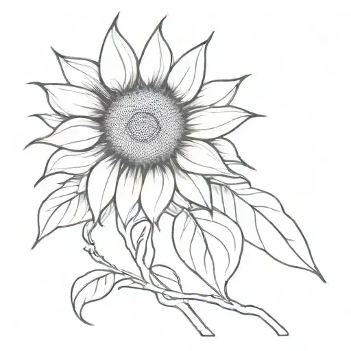 Sunflower Within Sleve