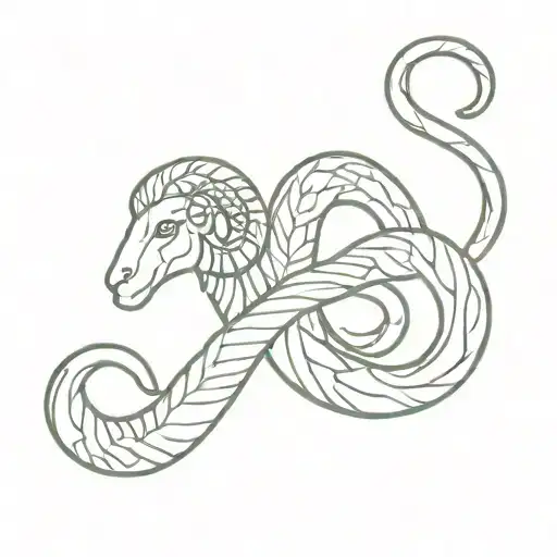 Ram And Snake