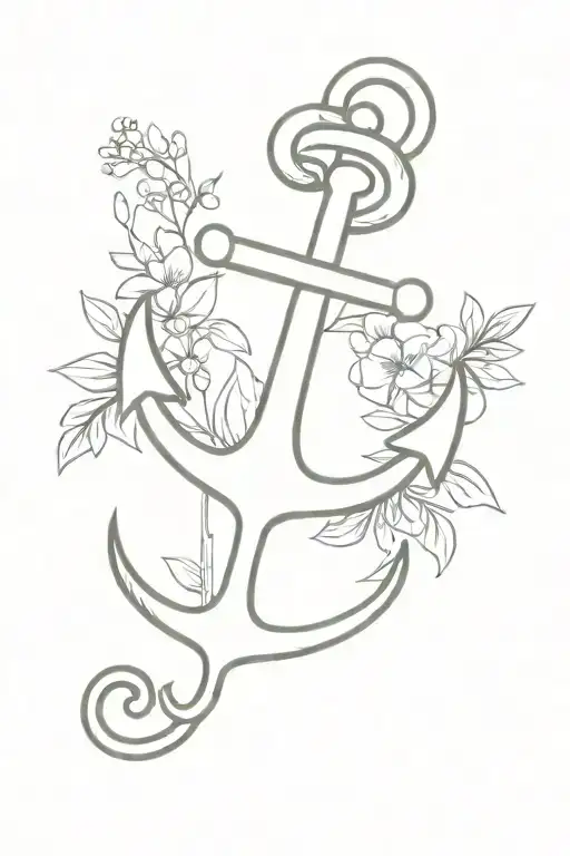 Anchor January Birth Flower February Birth Flower July Birth Flower Decemeber Birth Flower