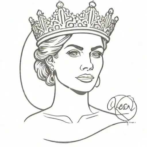 Queen City Crown With Charlotte Embedded Within