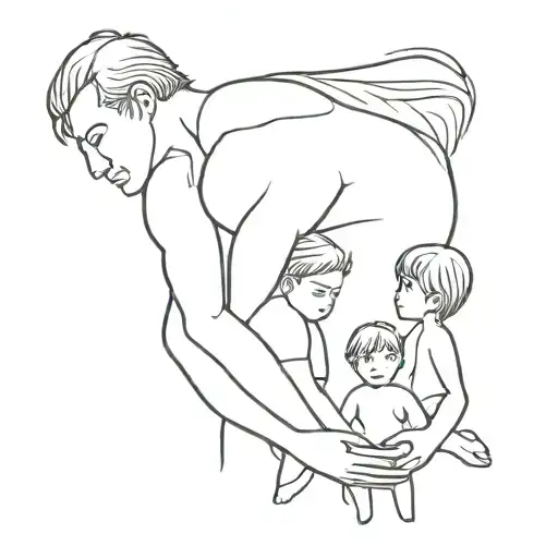 Dad Two Sons And A Daughter