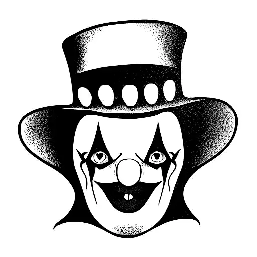 Gothic Clown Face