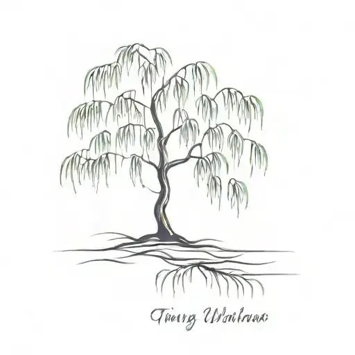 Tiny Weeping Willow Tree