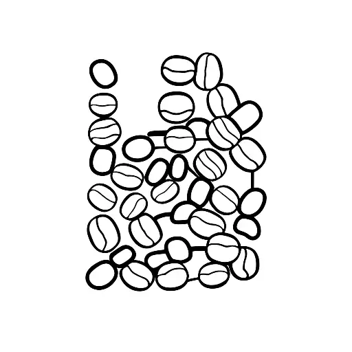 A Coffee Grinder Surrounded By Coffee Beans