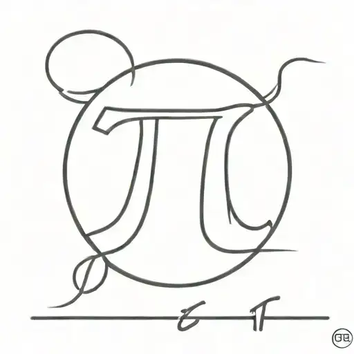 Pi Symbol With 607