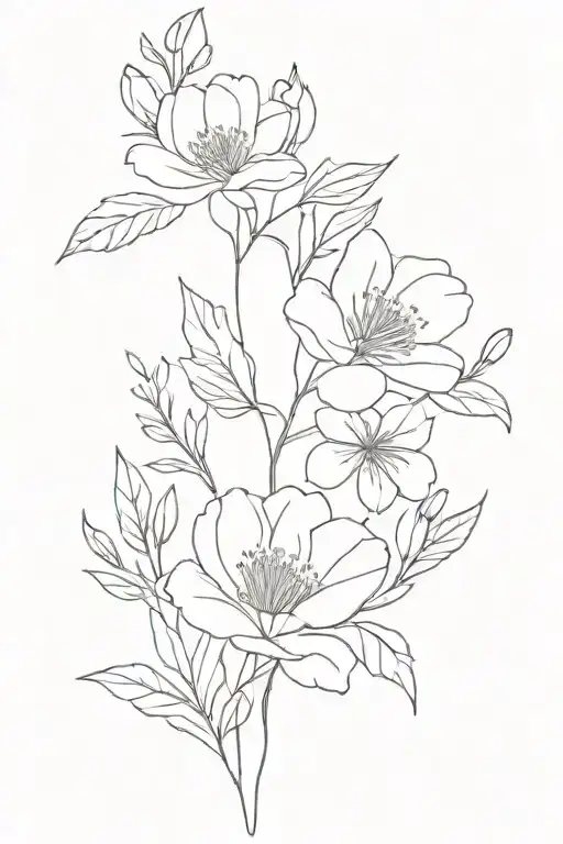 Birth Flower Bouquet