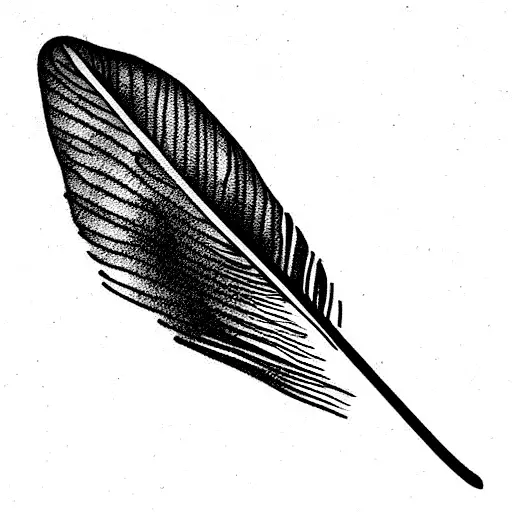 Ceramic Feather