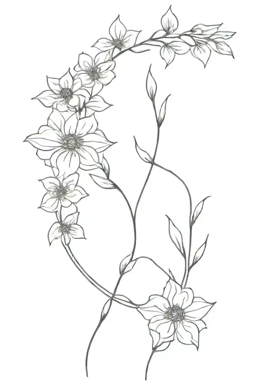 Birth Flowers Intertwined