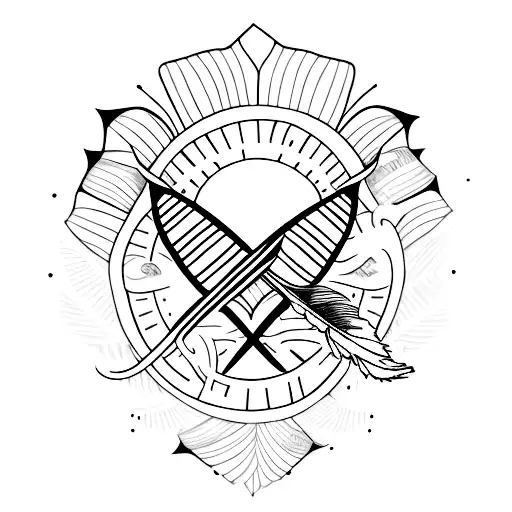 Dart And Feather Mixed