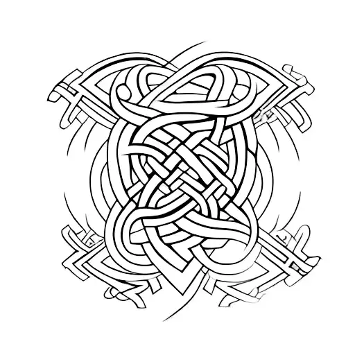 Viking Saxon Celtic Sleeve