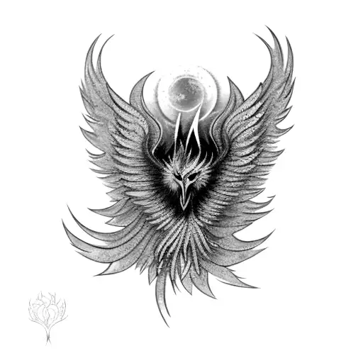 A Mystical Phoenix Rising From A Field Of Vibrant Beets