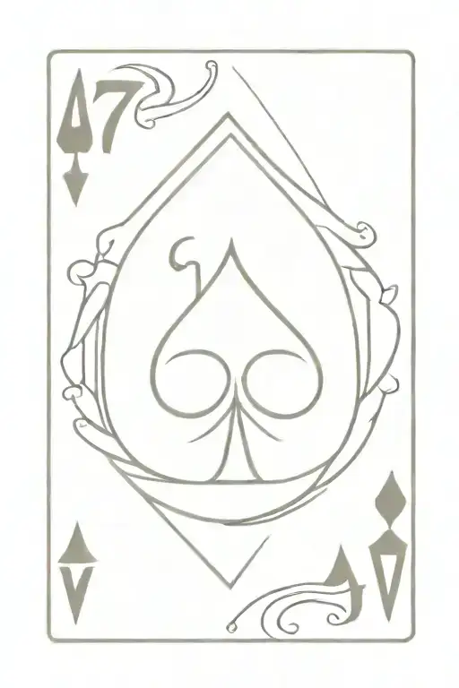 Lazy Jack Of All Spades Card Line