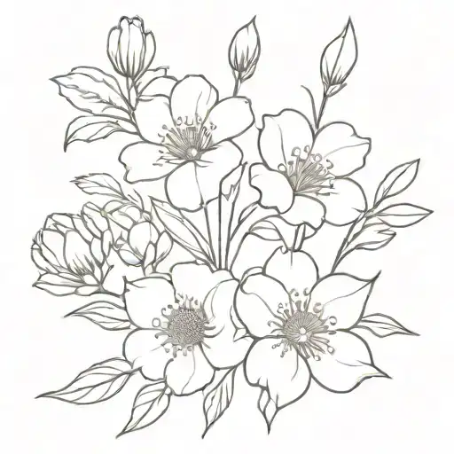 December Birth Flower Bouquet