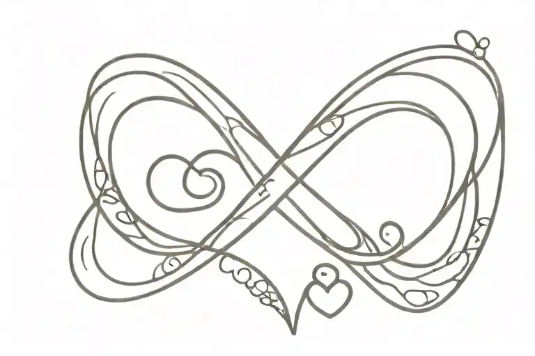 Infinity With A Dog Paw And Heart On It