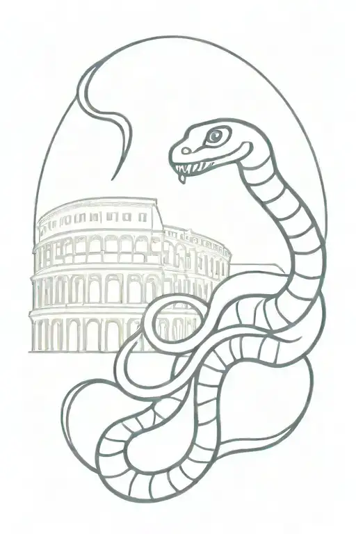 Theater Rome Snake