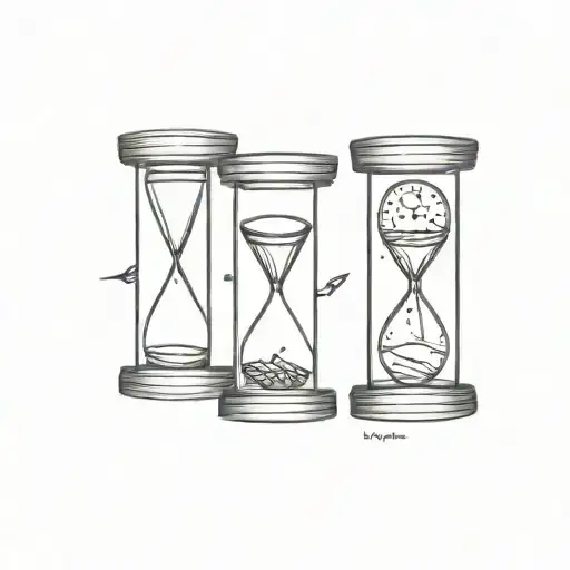 Hourglass And Compass