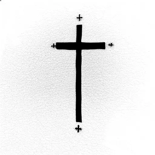 Empty Christian Cross