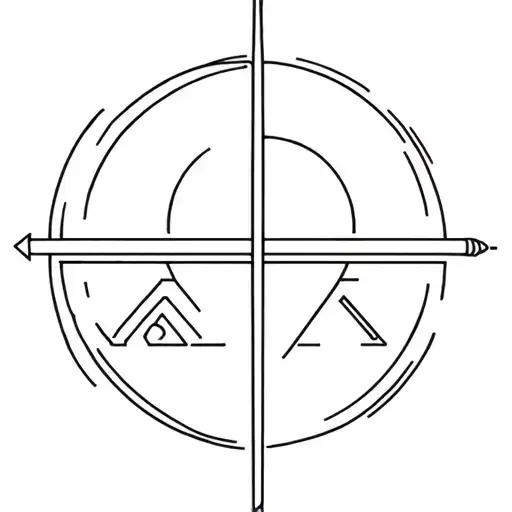 A Minimalist Tattoo Of The Star Wars Logo Combined With A Lightsaber