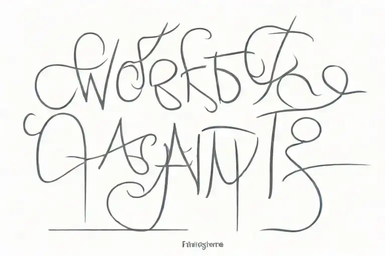 Word 'Saan' Written Vertically