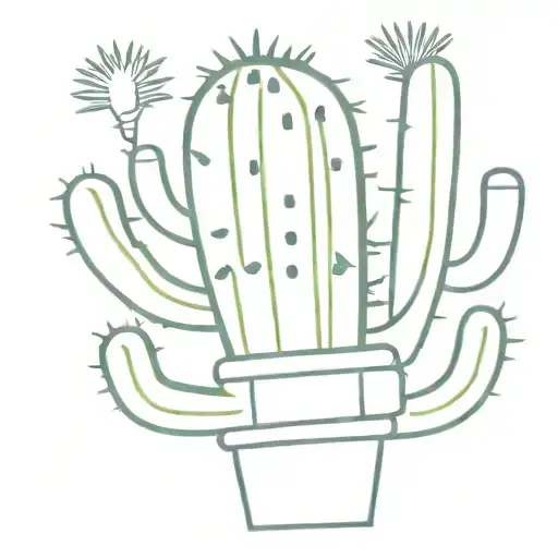 Cactus Holding A Microphone Over Its Head