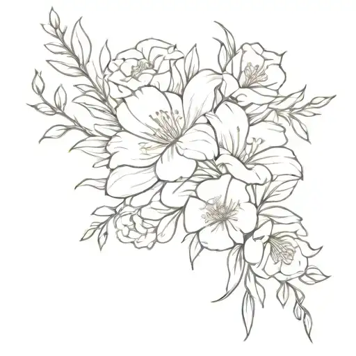 Birth Flower Bouquet