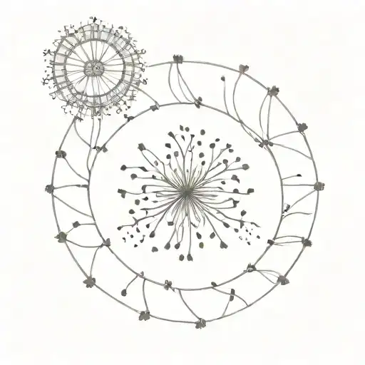 Mandala With Dandelion