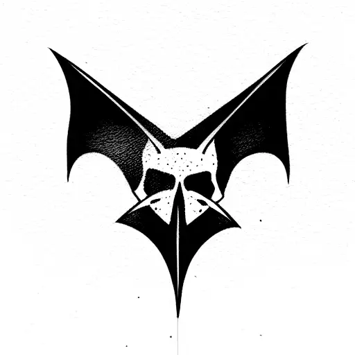 Bat With Skulls