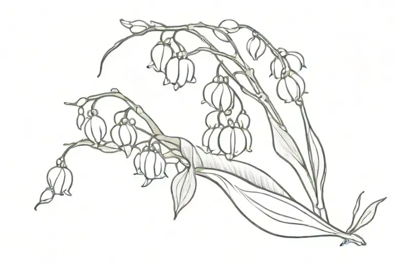 Lily Of The Valley That Says Sister In The Stem