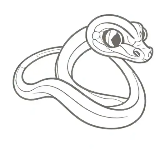 Snake With Big Eyes