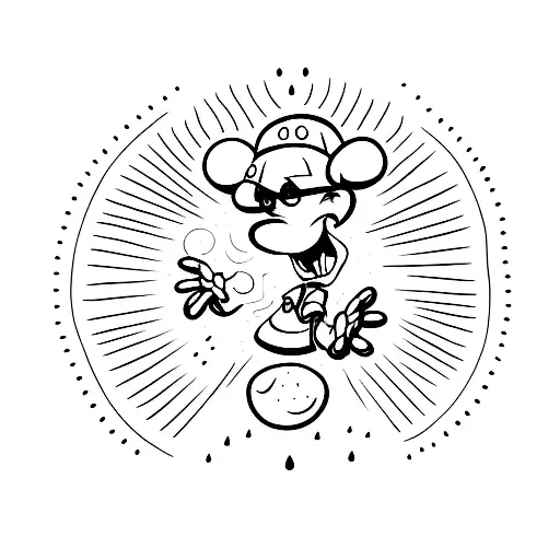 Goofy Mushroom Guy With Glasses