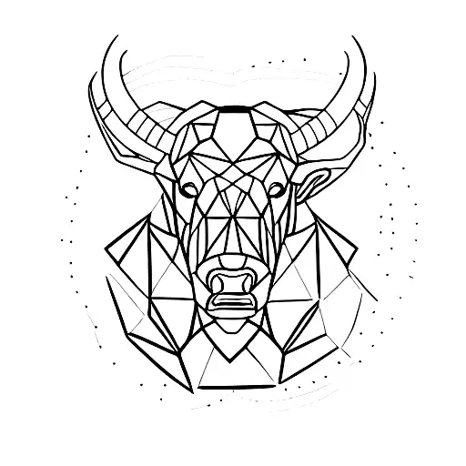Bull Head Geometric