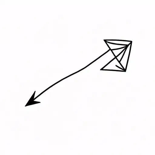 Arrow With A Point In The Shape Of A