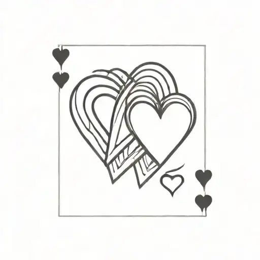 Card T Of Hearts Playing Card