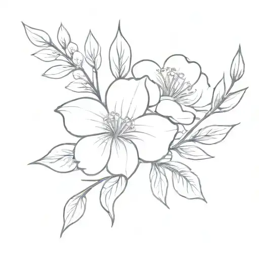 Birth Flower Intertwined April May September Birth Flower