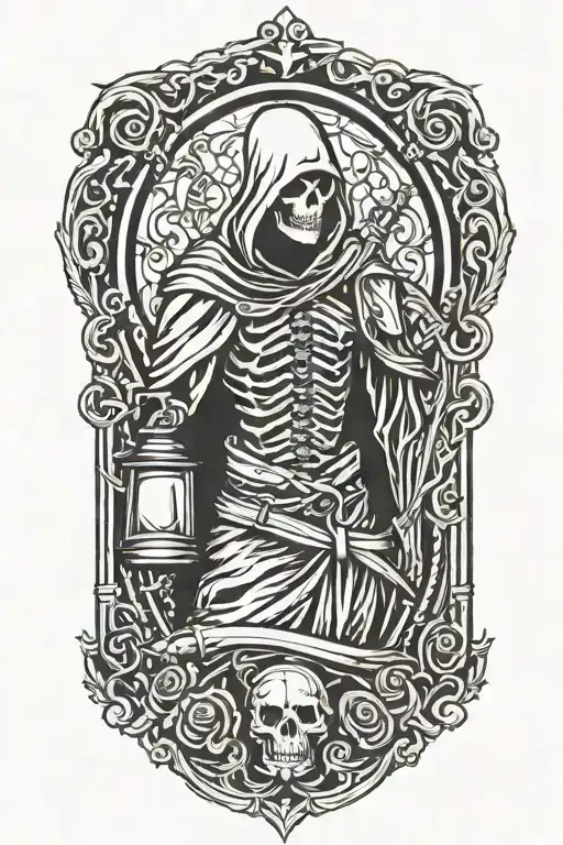 Reaper With Hourglass