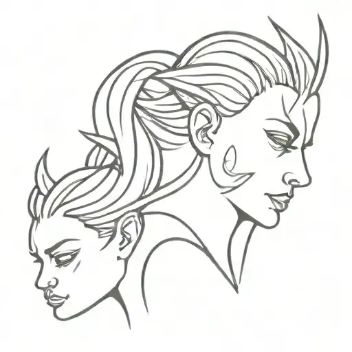 Demon And Angel In Ears