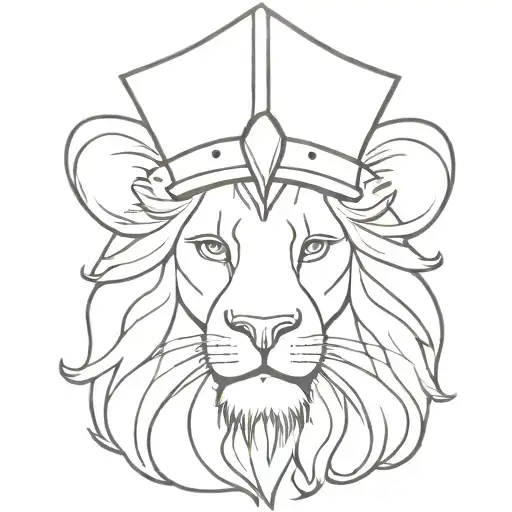 Lion In A Jester's Cap