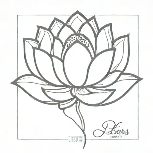 Lotus Flower And Name