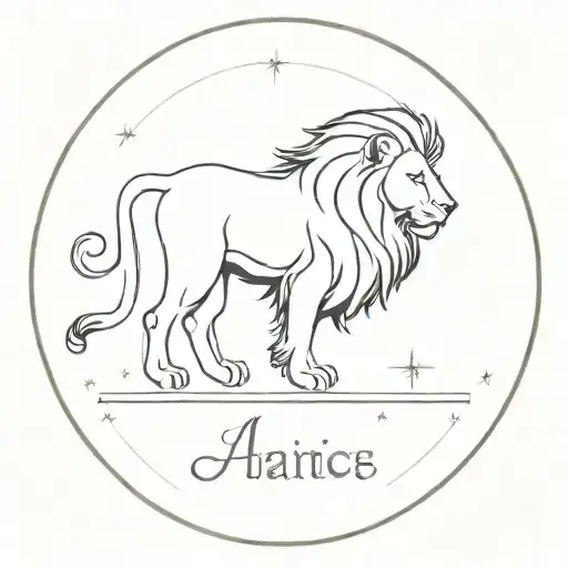 Balance Lion Aries Zodiac Sign